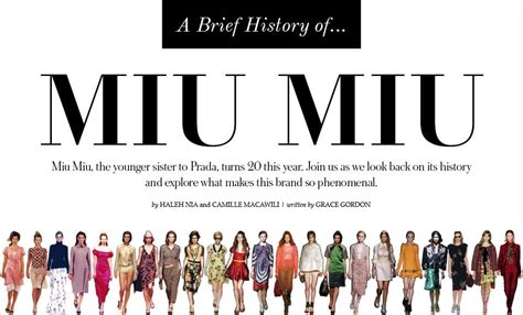 miu miu history and background|what happened to miu.